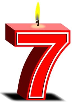 7th place badge