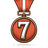 7th Place badge