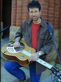 Chas Williams with dobro