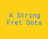 a string dot notes badge