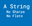A String No Sharps Or Flats badge