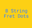 b string dot notes badge