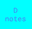 D Notes badge