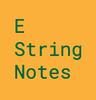 E String Notes badge