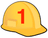 hard hat 1 badge