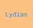 Lydian badge