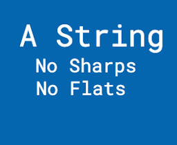 A String No Sharps Or Flats badge
