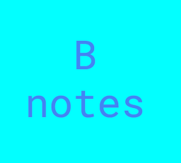 B Notes badge