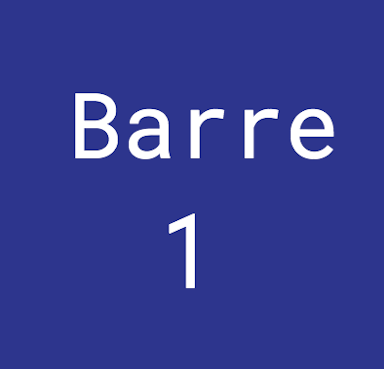 Barre 1 badge