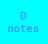 D Notes badge