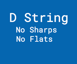 D String No Sharps Or Flats