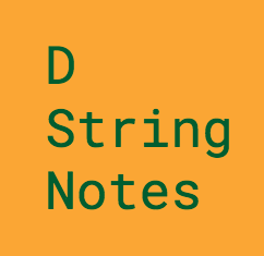 D String Notes badge