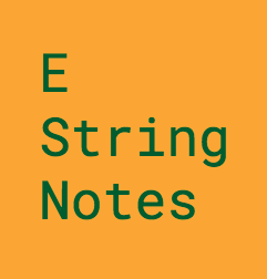 E String Notes badge