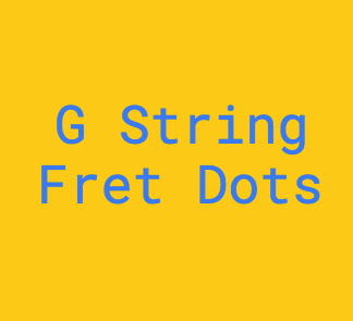 G String Fret Dot Notes badge