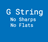 G String No Sharps Or Flats badge