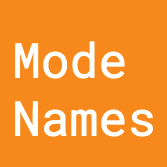 Mode Names badge
