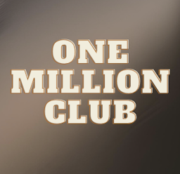 one million club badge